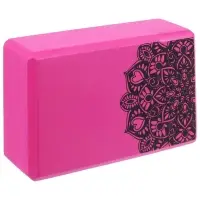Блок для йоги Sangh, 23&times;15&times;7.5 см, розовый