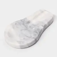 Подставка под ложку Marble, мрамор, белая