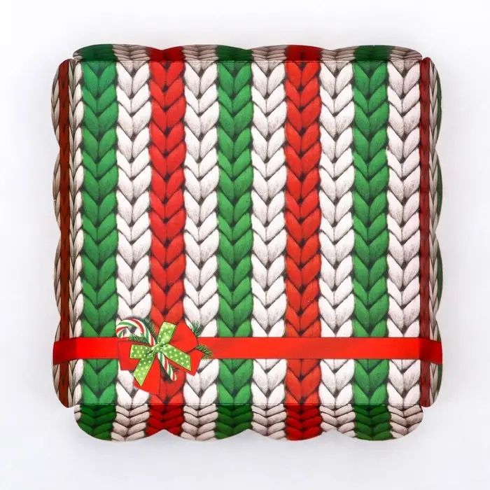 Коробка для печенья, «Вперед за мечтой», 12×12×3 см, Новый год