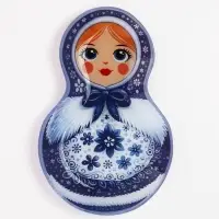 Блюдо в форме матрёшки &laquo;Новый год&raquo;, 14.5&times;22 см