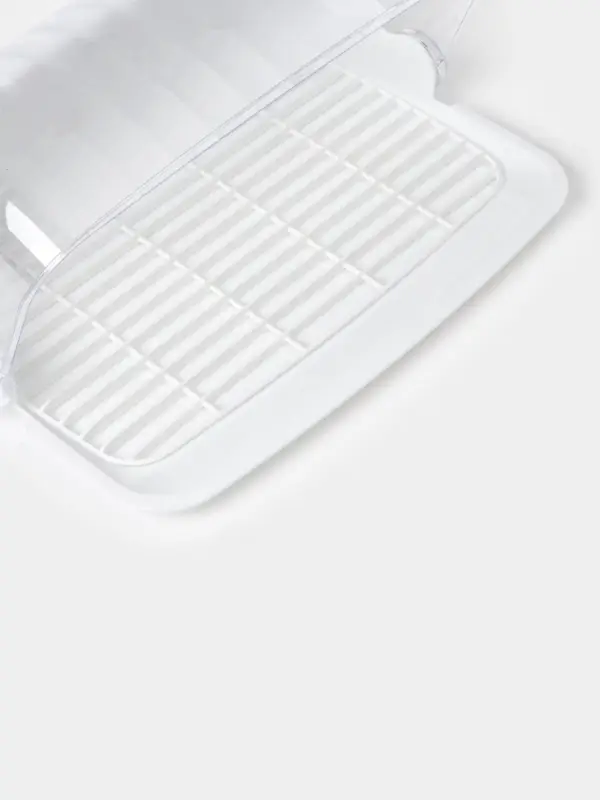 Хлебница пластиковая BEROSSI &laquo;Рондо&raquo;, 34.5&times;27.3&times;16.5 см, белая