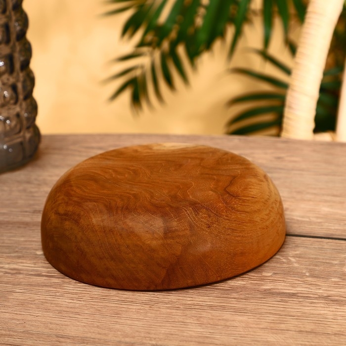 Тарелка 20х20х6 см, тиковое дерево