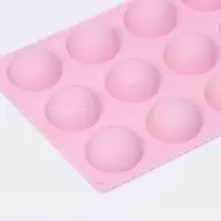 Форма для выпечки Доляна &laquo;Полусферы&raquo;, силикон, 29&times;17 см, 15 ячеек (d=4 см), МИКС