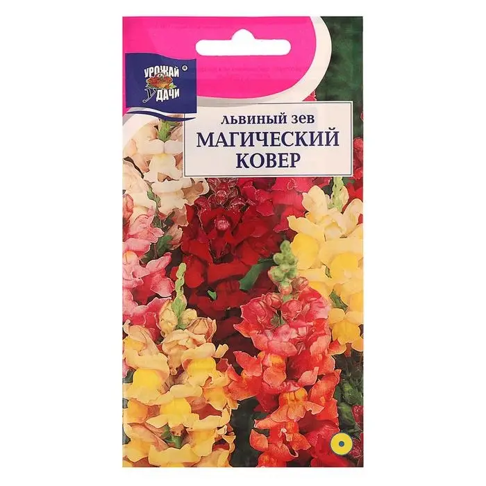 Семена цветов Цв Львиный зев низк.  Семена цветов Цв Львиный зев низк. "Магический ковер",0,2 гр