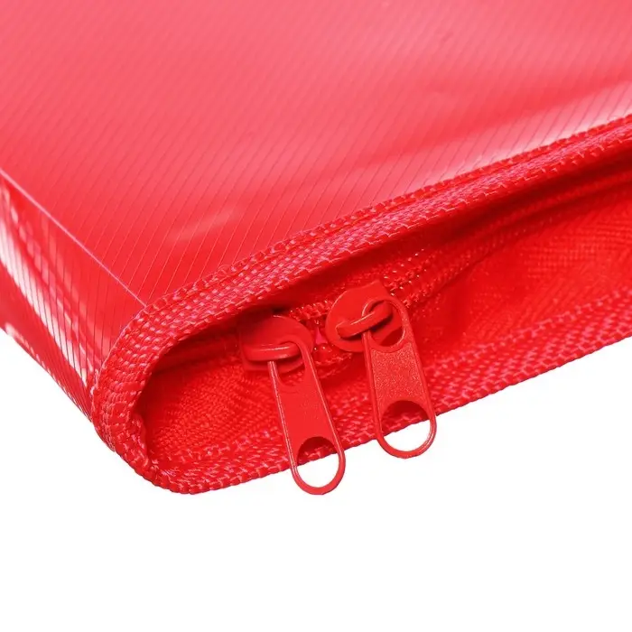 Папка с ручками А4, 325 х 240 х 25 мм, молния вокруг, пластиковая, Папка с ручками А4, 325 х 240 х 25 мм, молния вокруг, пластиковая, "Офис"