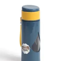 Бутылка для воды &laquo;Капля&raquo;, 500 мл, 21.5&times;7.3 см, стеклянная, МИКС