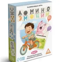 Развивающая игра "Домино эмоций", 61 карта, 4+ Развивающая игра "Домино эмоций", 61 карта, 4+