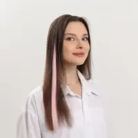 Цветная прядь, на заколке, 50 (± 5) см, 5 г, розовая