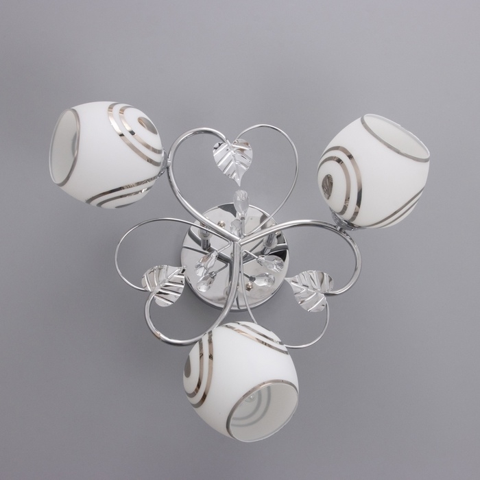 Люстра Люстра "Дорис" 3х40Вт Е27 Хром МОДЕЛЬ: 2679462