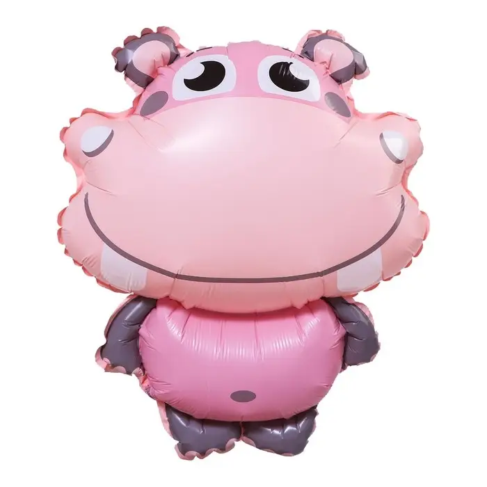 Воздушный шар полимерный 22 Воздушный шар полимерный 22" «Бегемотик», фигура