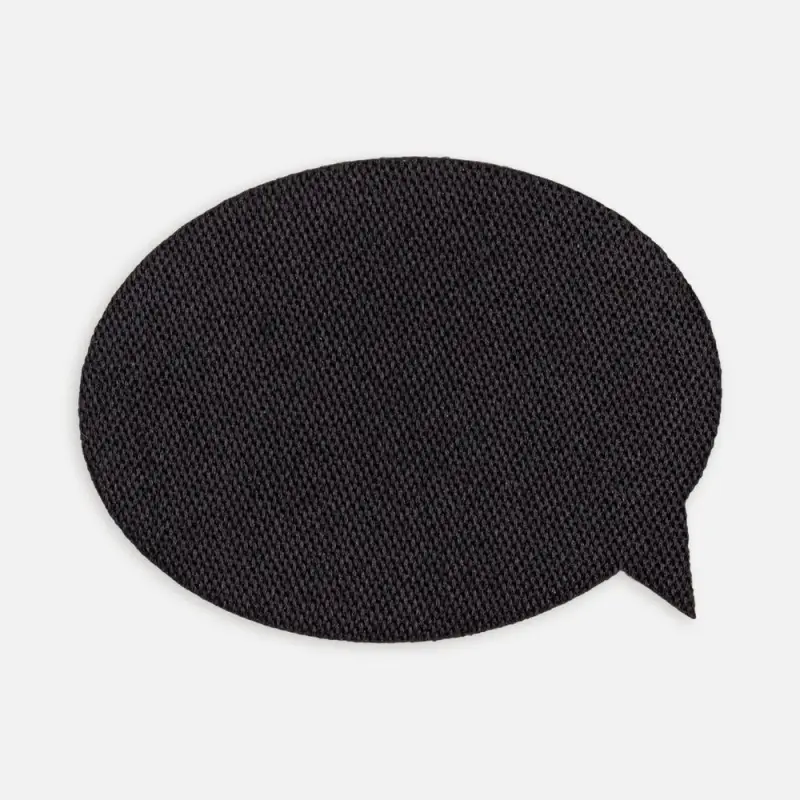 Наклейка тканевая Lunga Bubble, M, черная