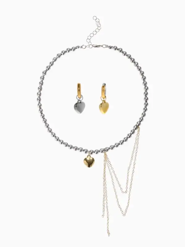 Набор 2 предмета: колье, серьги &laquo;Трансформеры&raquo;, цветной