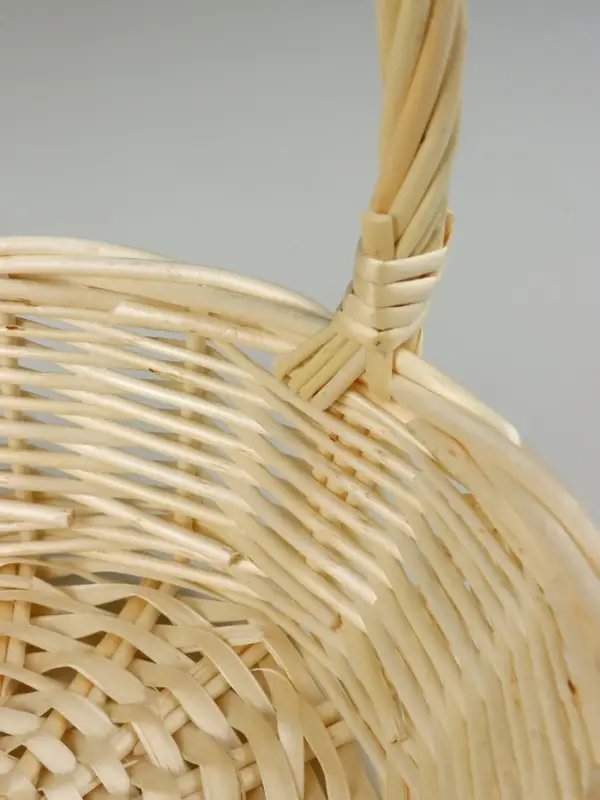 Набор корзин (ива), D43 H15 HH40 b35, D37 H14 HH35 b30, D30 H11 HH30 b24, 3 шт., выбеленный