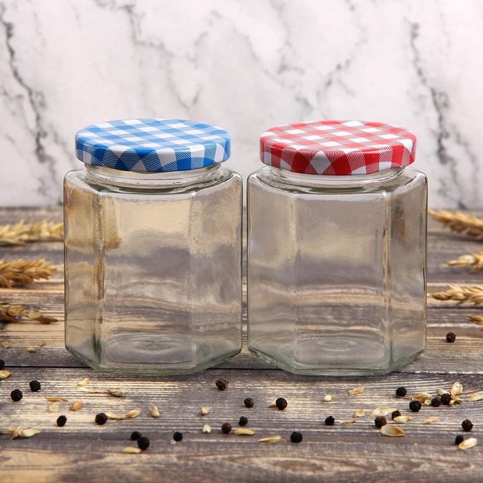 Банка стеклянная для сыпучих продуктов с металлической крышкой «Классика», 280 мл, 7,5×9,5 см, цвет МИКС Банка стеклянная для сыпучих продуктов с металлической крышкой «Классика», 280 мл, 7,5×9,5 см, цвет МИКС