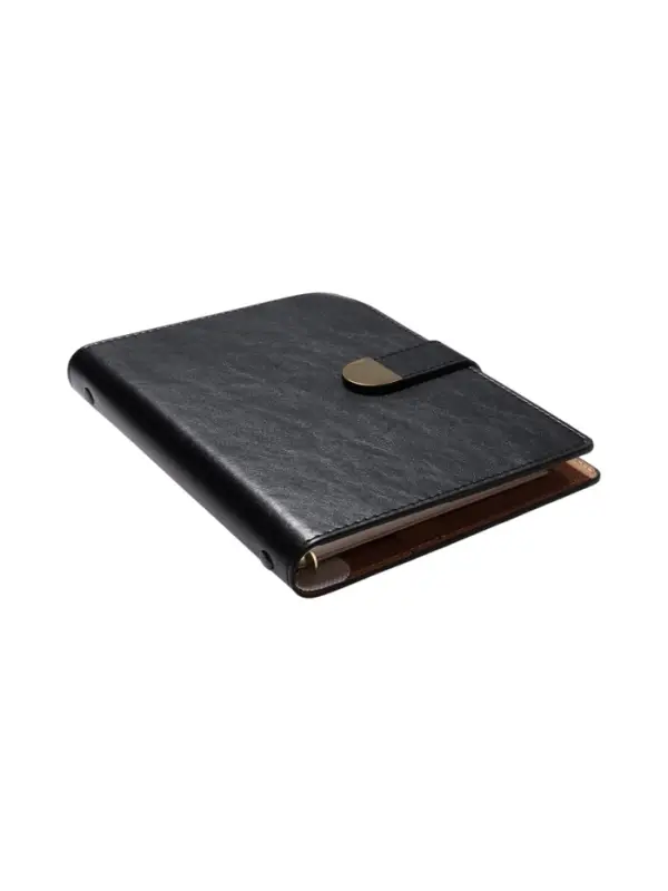 Органайзер на кольцах, C6, с хлястиком, 80л, линия, к/зам, Черный Органайзер на кольцах, C6, с хлястиком, 80л, линия, к/зам, Черный