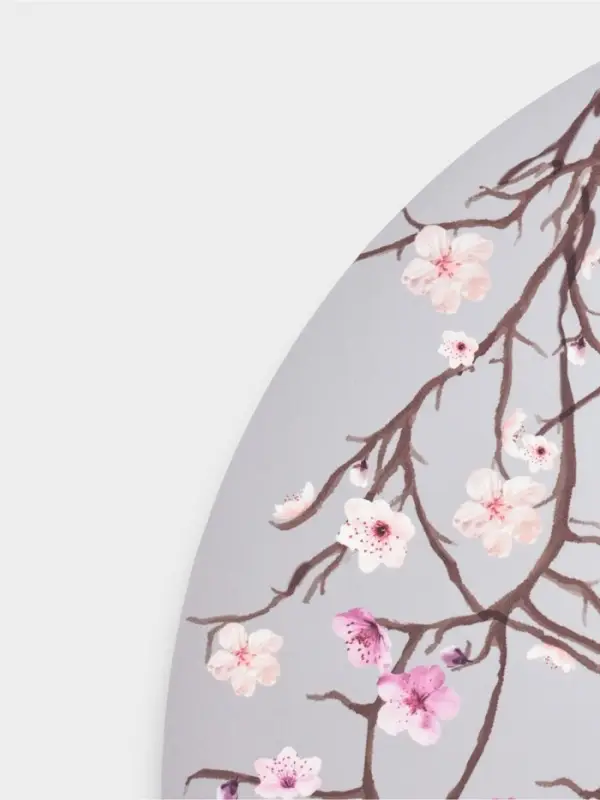Салфетка сервировочная на стол круглая &laquo;Сакура&raquo;, d=36 см