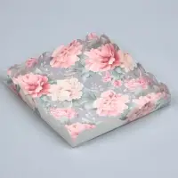 Коробка для печенья, кондитерская упаковка с PVC крышкой, With love for you, 21 х 21 х 3 см