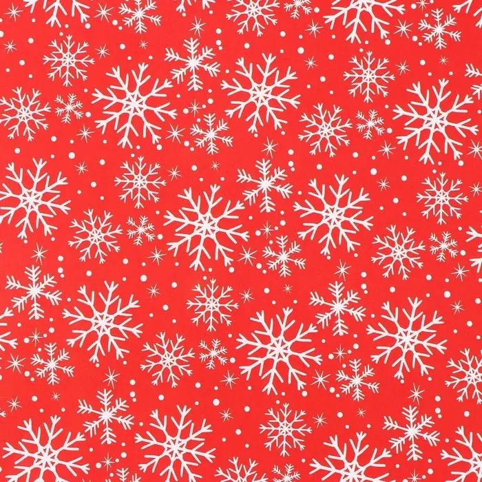 Бумага упаковочная крафтовая «Новогодняя милота», 50 х 70 см