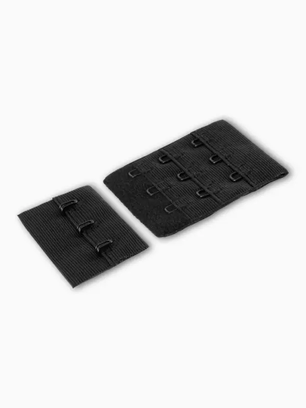 Застёжка для бюстгальтера, 3 ряда 3 крючка, 10 шт., чёрная