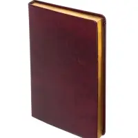 Ежедневник датированный Calligrata, А5, 2026, твёрдая обложка из искусственной кожи &laquo;Небраска&raquo;, 168 листов, бордовый