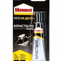 Клей &laquo;Момент: Кристалл&raquo;, 30 мл, блистер