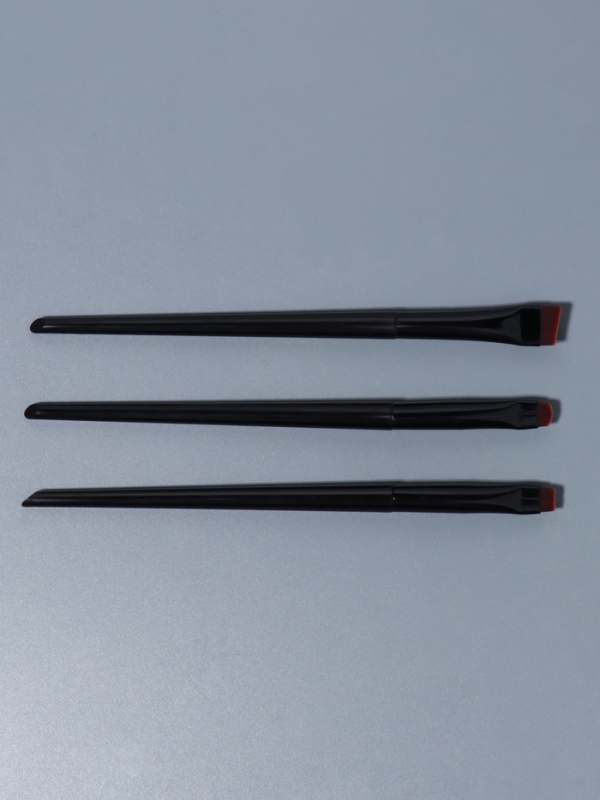 Набор кистей для макияжа, 3 предмета, чёрный Набор кистей для макияжа, 3 предмета, чёрный