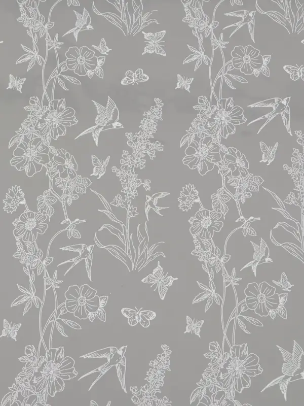 Пленка для цветов "Ласточки", белая, 0,6 х 9.3&plusmn;5% м, 40 мкм, 200 гр