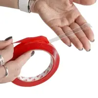 Лента клейкая двусторонняя AVS SCH-028 12 mm x 5 m акриловая основа (прозрачная)