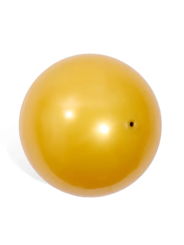 Мяч для художественной гимнастики Металлик, диаметр 19см, цвет желтый Мяч для художественной гимнастики Металлик, диаметр 19см, цвет желтый