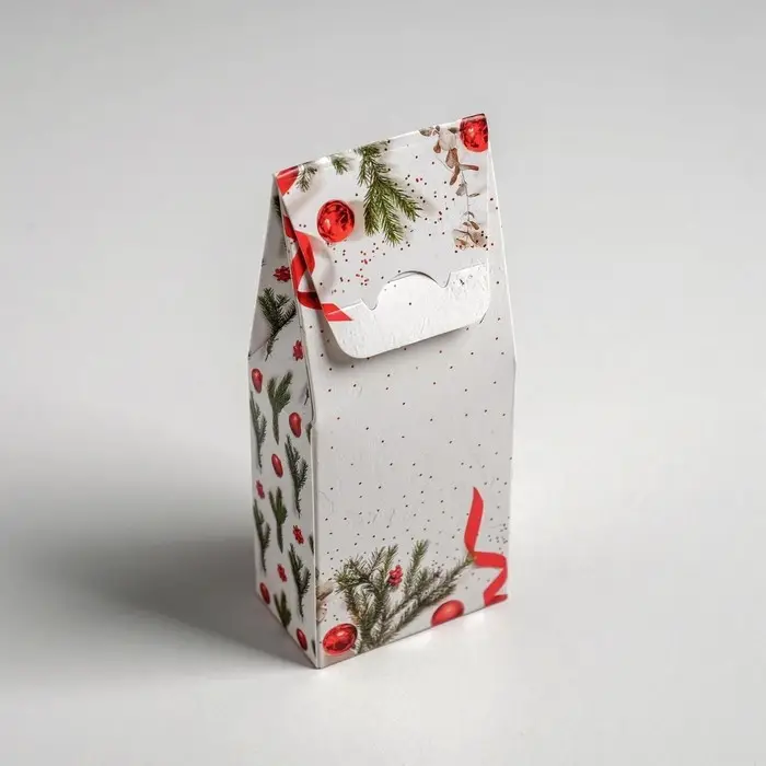 Коробка складная «С Новым годом!», 6 х 14,5 х 3,5 см Коробка складная «С Новым годом!», 6 х 14,5 х 3,5 см