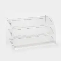 Горка 3 ступеньки угол 30, 33&times;17&times;19 см, оргстекло 2 мм