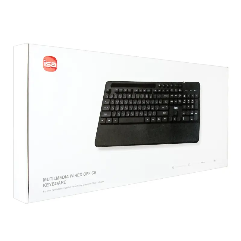 Клавиатура проводная KB-01 ISA черная