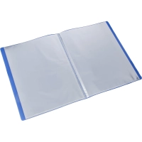 Папка файловая на 40 файлов Элементари А4 700мкм син