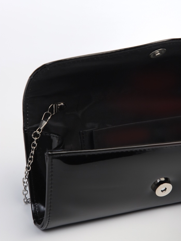 Сумка женская на магните, цвет чёрный