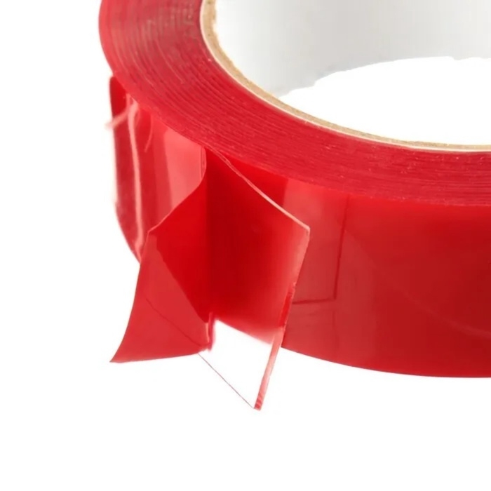 Клейкая лента TORSO, прозрачная, двусторонняя, акриловая, 30 мм х 5 м Клейкая лента TORSO, прозрачная, двусторонняя, акриловая, 30 мм х 5 м