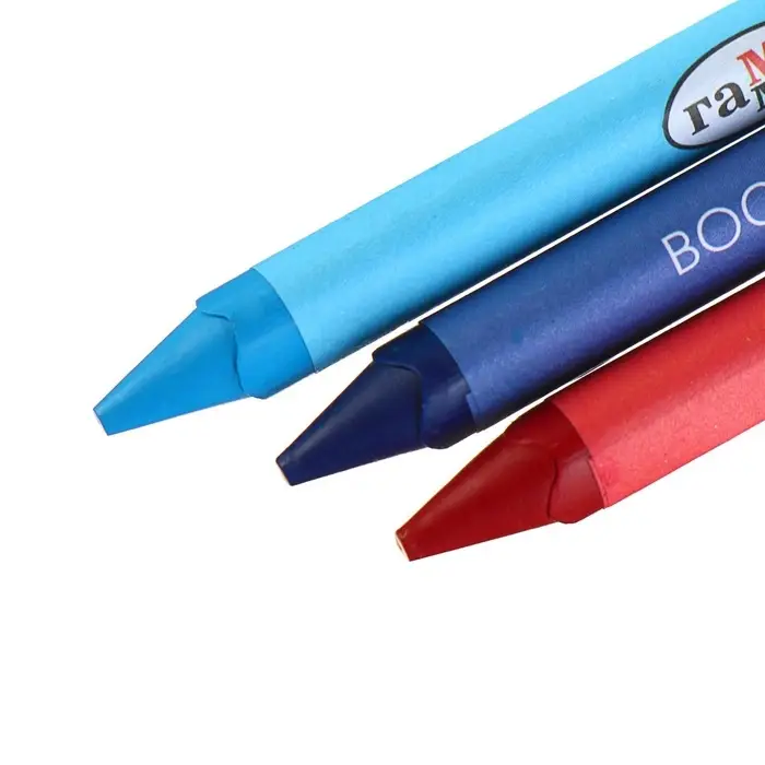 Мелки восковые 12 цветов, &laquo;Гамма&raquo;, трёхгранные