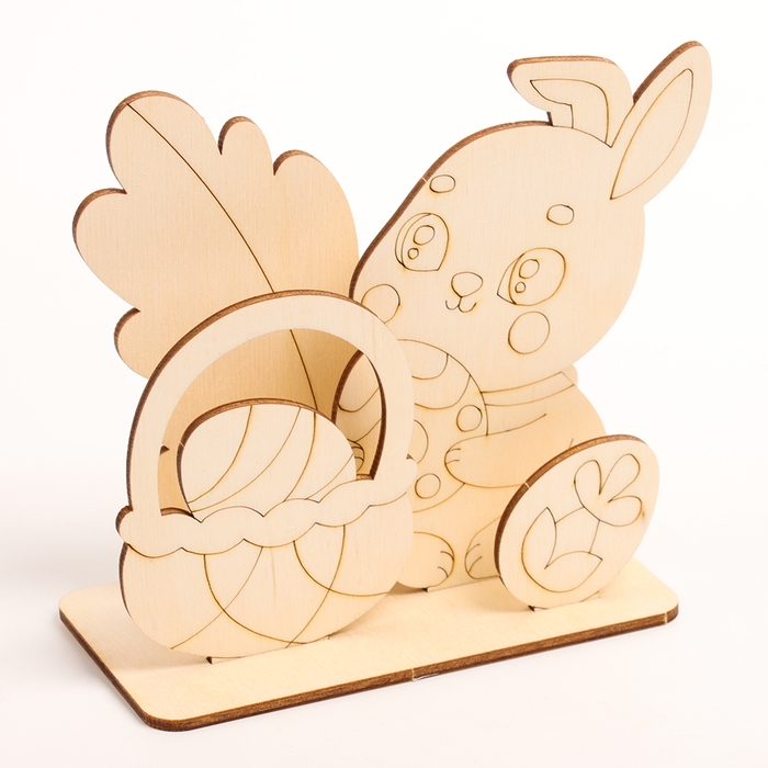 Заготовки для творчества. Роспись по дереву «Зайчик» Заготовки для творчества. Роспись по дереву «Зайчик»