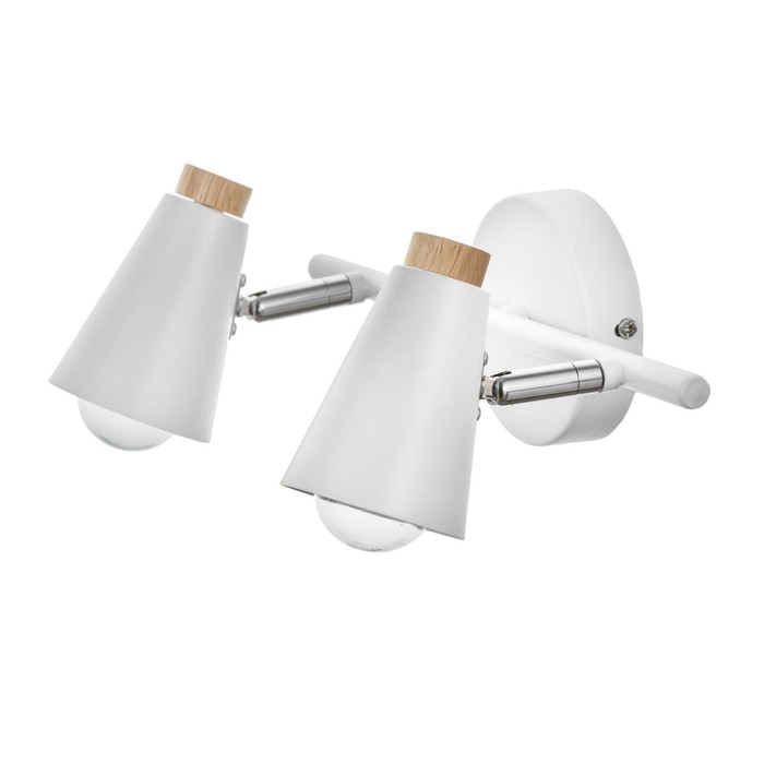 Спот Спот "Конус" 2х40Вт Е27 белый 30х12х16 см