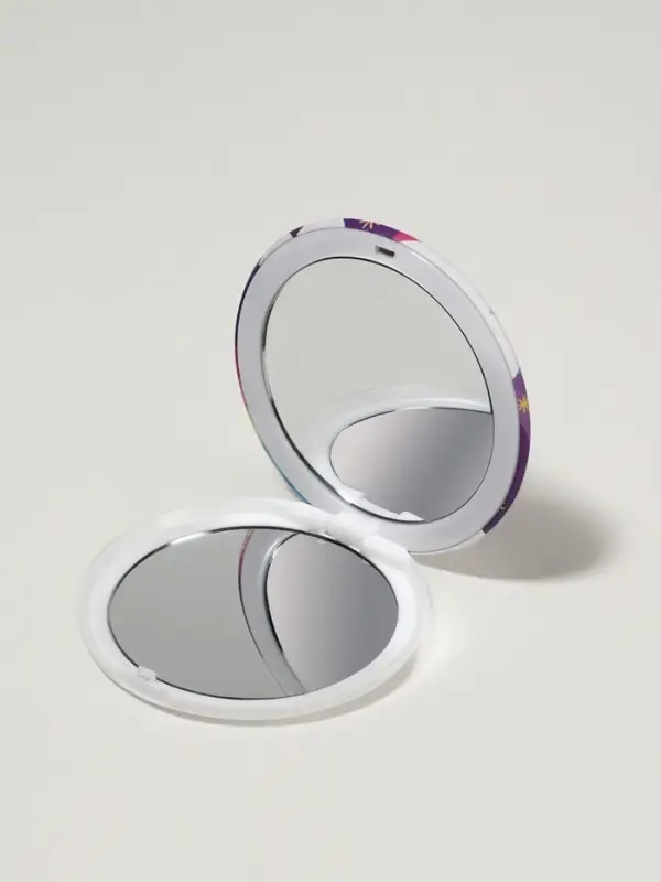 Зеркало складное &laquo;Единороги&raquo;, d=7 см, рисунок МИКС