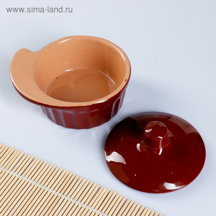 Кокотница  Кокотница "Ностальгия с крышкой" 0,2л / 12х8см, стандарт