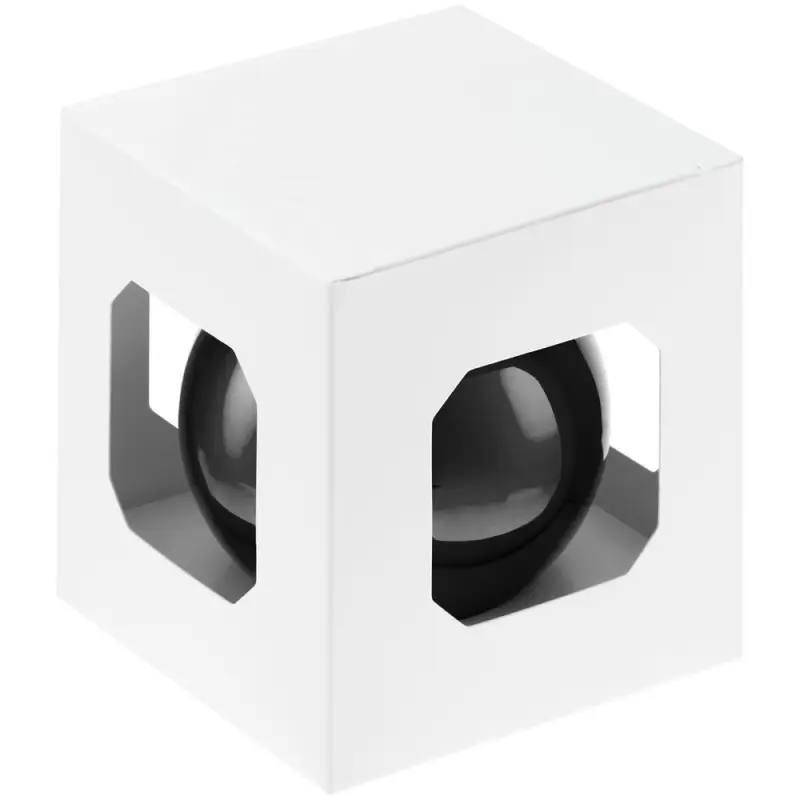 Елочный шар Finery Gloss, 8 см, глянцевый черный Елочный шар Finery Gloss, 8 см, глянцевый черный