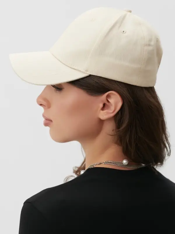 Кепка однотонная унисекс MINAKU, молочный, размер 58