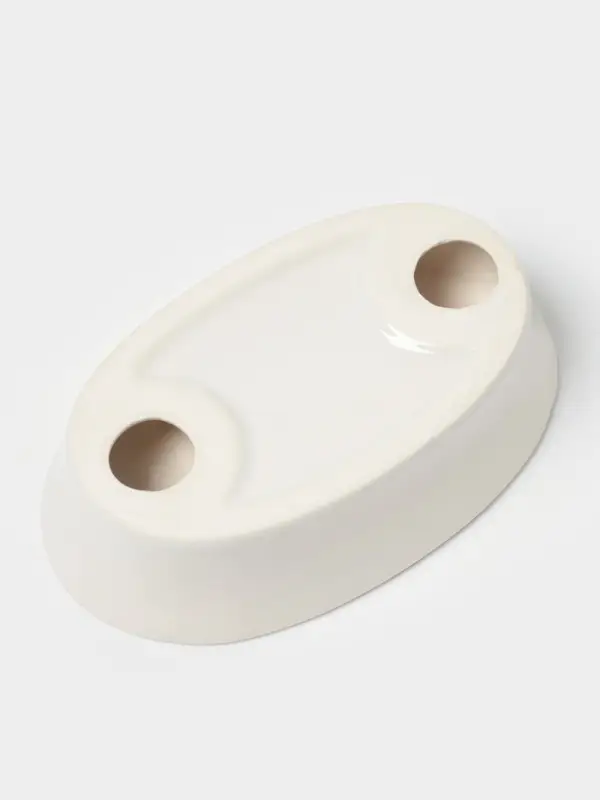 Аксессуары для ванной Доляна &laquo;Стразы. Капельки&raquo;, 4 предмета, дозатор 200 мл, мыльница, 2 стакана, белые