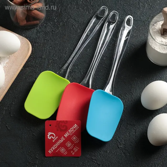 Лопатка Доляна «Лёд», 24 см, цвет МИКС Лопатка Доляна «Лёд», 24 см, цвет МИКС