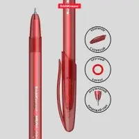 Ручка шариковая ErichKrause Neo Original, игольчатый узел 0.7 мм, чернила красные, супермягкое письмо, длина линии письма 2000 метров