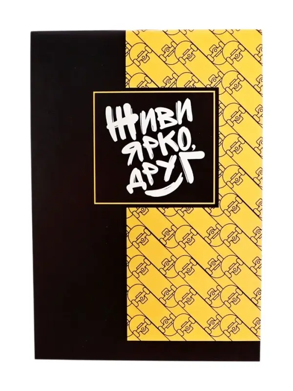 Блокнот А6, 32 листа в клетку на скрепке  Блокнот А6, 32 листа в клетку на скрепке "Мэн микс", обложка мелованный картон, блок офсет, МИКС