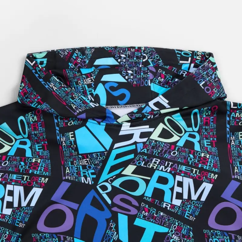 Худи унисекс Morfiss с полной запечаткой на заказ, размер XS/S