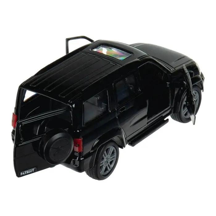 Машина металлическая UAZ Patriot 12 см, черная