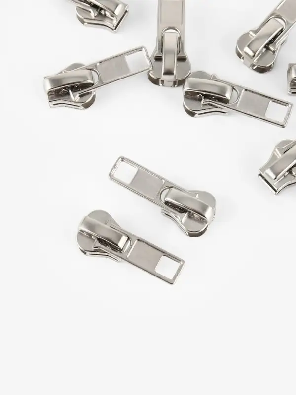 Бегунок автоматический &laquo;Классика&raquo; для молнии &laquo;Трактор&raquo;, №5, 10 шт., цвет никель