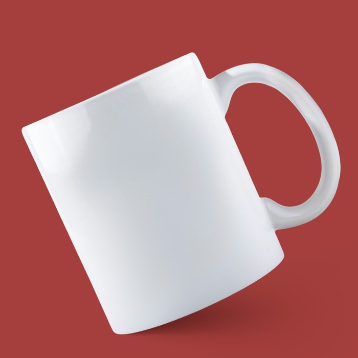 Кружка керамическая «Лубоф», 320 мл, цвет белый Кружка керамическая «Лубоф», 320 мл, цвет белый